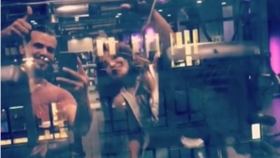 سامو زين بصحبة زوجته في الجيم (فيديو)