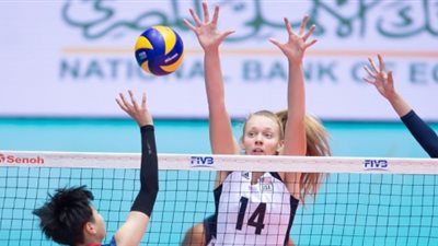 منتخب الطائرة الأمريكية يهزم كوريا في مونديال الناشئات بمصر (صور)