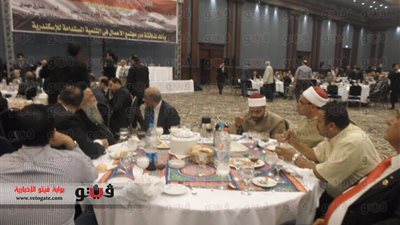 تغيب محافظ الإسكندرية عن حفل إفطار الغرفة التجارية