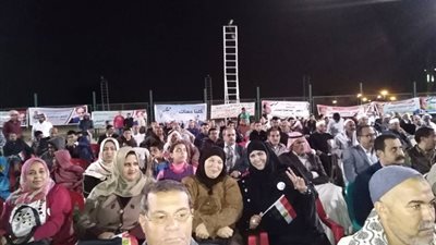 مؤتمر حاشد لدعم السيسي في نويبع بحضور شيوخ القبائل (صور)