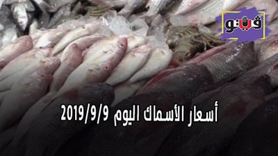 أسعار الأسماك اليوم 2019/9/9.. والبلطي يسجل 28 جنيها