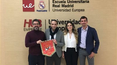 جامعة ريـال مدريد تحتفي بسراج الدين وتبحث التعاون مع الأهلي