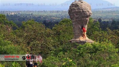 بالصور.. شاهد صخرة تأخذ شكل 