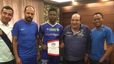 المقاولون يتعاقد مع النيجيري ايبونج مهاجم أهلي بني غازي لمدة 4 مواسم