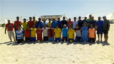 جامعة الوادي الجديد تحصد المركز الأول بمهرجان الألعاب الشاطئية (صور)