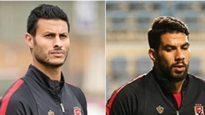 مران استشفائي لثنائي حراس الأهلي