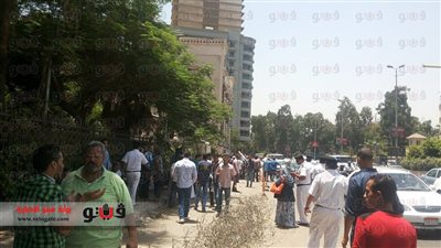 بالصور.. فض مظاهرة 