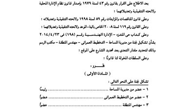 الإسكندرية تشكل لجنة لتحديد التعدى على خط التنظيم بأحد الشوارع