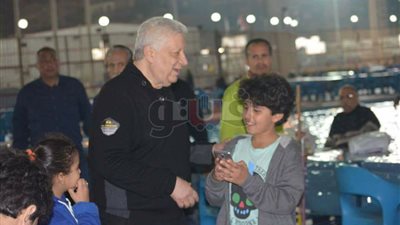 جولة تفقدية لمرتضى منصور في الزمالك ( صور)