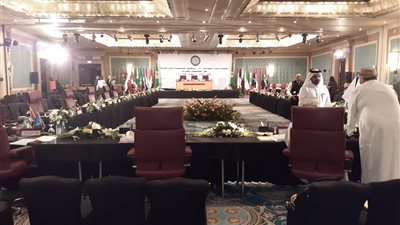 الصور الأولى لقاعة اجتماعات مجلس الجامعة العربية على المستوى الوزاري