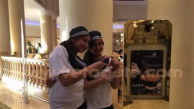 استعدادات الحفل الليلي لمؤتمر «التحديات والفرص» بالإسماعيلية