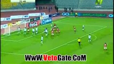 بالفيديو.. «العارضة» تحرم الأهلي من هدف التعادل في المصرى