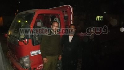 العثور على سيارة نقل مسروقة بسوهاج