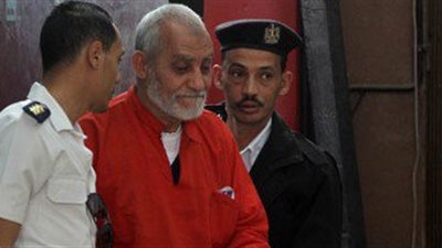 محاكمة بديع و92 إخوانيا بـ«أحداث بنى سويف».. اليوم