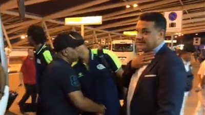 بعثة المصري تصل مطار القاهرة استعدادا للسفر لزنجبار 