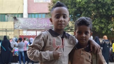 مدارس شبرا الخيمة والمرج تستقبل طلاب ابتدائي وحضانة (صور)