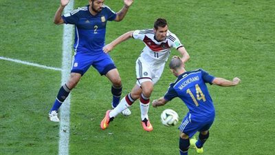 الشوط الأول الإضافي لنهائي المونديال بدون أهداف