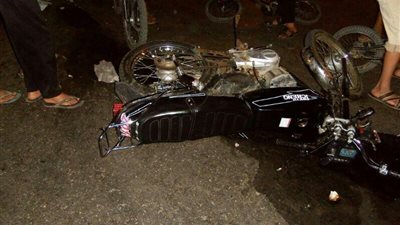 مصرع شابين وإصابة آخر في حادث تصادم بالفيوم