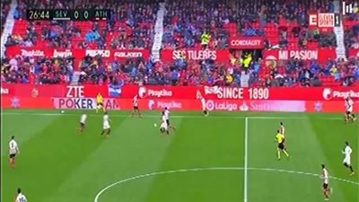 إشبيلية يفوز بثنائية على أتلتيك بيلباو بالليجا (فيديو)