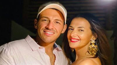 كيف دعمت دنيا سمير غانم زوجها رامي رضون بعد إصابته بكورونا؟