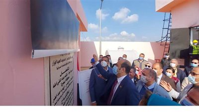 محافظ البحيرة يفتتح محطة رفع صرف صحي العتقا بإيتاي البارود