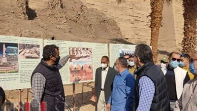 20 صورة ترصد افتتاح وزير الآثار لمشروع الكباش بالأقصر