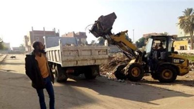 حملات لرفع القمامة والتعقيم بالقنطرة شرق الإسماعيلية