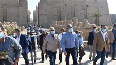 5 معلومات عن مشروع ترميم الكباش الموجودة بمعبد آمون رع بمعابد الكرنك