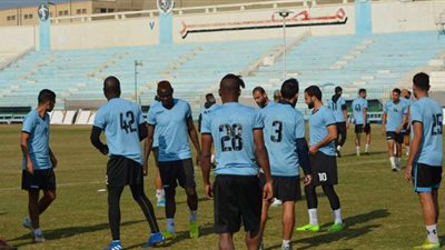 غزل المحلة كامل العدد قبل مباراة الجونة | صور