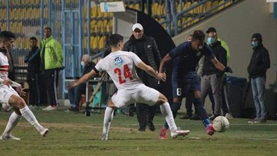 الزمالك يتقدم على إنبي 0/2 في الشوط الأول بالدوري | صور