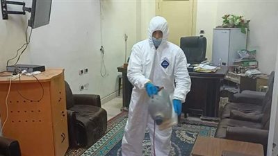 حملات تعقيم للمصالح الحكومية بالوادي الجديد