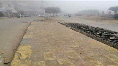 الشبورة تغطي سماء القليوبية وتحجب الرؤية على الطرق | صور