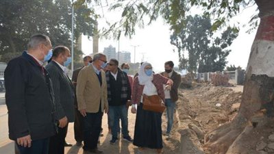 محافظ القليوبية يتابع أعمال تطوير كورنيش النيل في بنها