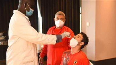 مسحة طبية للاعبي الأهلي اليوم استعدادا لمواجهة سونيديب