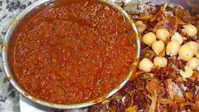 طريقة عمل صلصة الكشرى