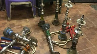فض عزاء وإغلاق مقاهي وضبط 28 شيشة في حملة بشمال الجيزة | صور