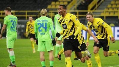 بوروسيا دورتموند يستعيد نغمة الفوز بثنائية في فولفسبورج بالدوري الألماني