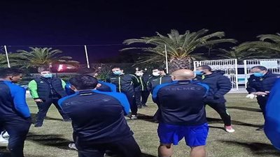 المقاولون يخوض مرانه الأول في تونس استعدادا لمواجهة النجم الساحلي | صور