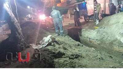 التسريب استمر 15 ساعة.. الانتهاء من إصلاح خط غاز الواسطى ببني سويف | صور