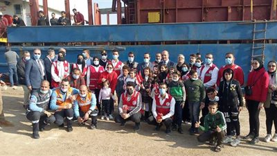 ميناء العريش يستقبل أول سفينة تجارية بعد تطويره| فيديو وصور