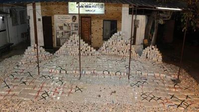 لحظة إحباط تهريب 8 أطنان حشيش و 8 ملايين قرص كبتاجون | فيديو