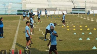 تدريبات شاقة لحراس غزل المحلة استعدادا للجونة | صور