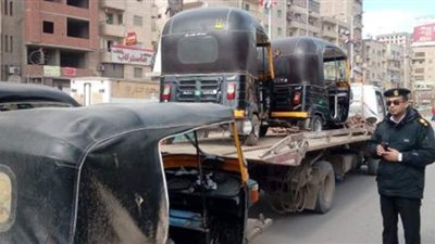 جهود مكثفة لضبط سائق توك توك طعن أمين شرطة في بنها
