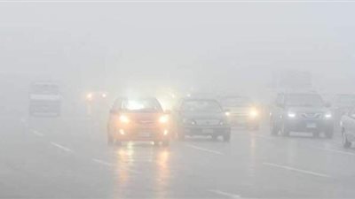 إغلاق طريق أسيوط الصحراوي بسبب الشبورة المائية