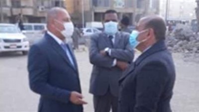 إزالة تعديات مسار محور الوفاء والأمل بمدينة نصر