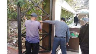 حملات على الكافيهات المخالفة بحي شرق مدنية نصر