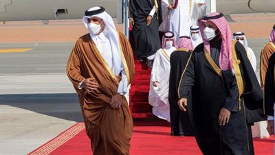 برقيتان من أمير قطر لملك السعودية وولي عهده يشكرهما على حسن الاستقبال