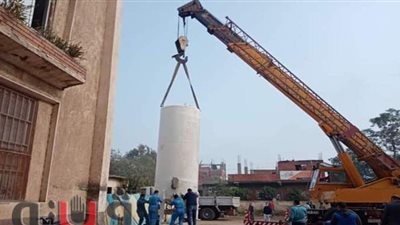 حلا لأزمة الأكسجين.. تركيب تنك سعة 6000 لتر بمستشفى السنطة العام في الغربية