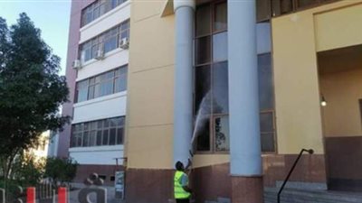 المغربى: رش وتطهير الشوارع والمنشآت بسفاجا لمواجهة كورونا |صور