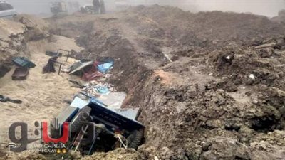 مصرع سيدة وإصابة زوجها في انقلاب تروسيكل في الغربية